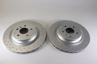 ATE Rear Disc Brake Rotor - 1664230412